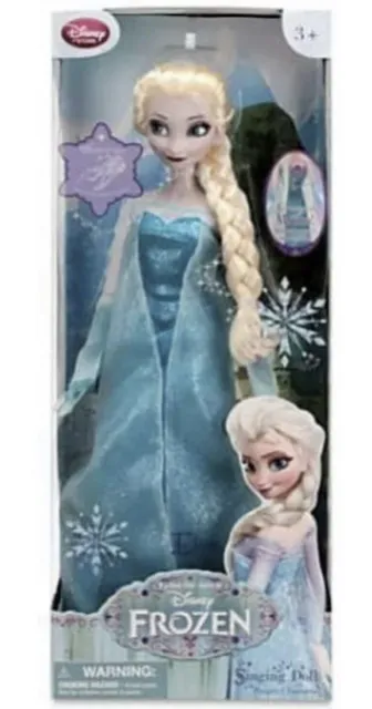 New Disney Deluxe Princess Elsa doll 16 inches tall large Frozen 16” 17” Approx