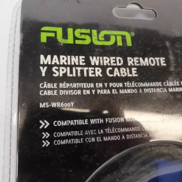 Fusion MS-WR600Y Remote Y-Cable For Fusion Wired Remotes -- NEW OLD STOCK 2