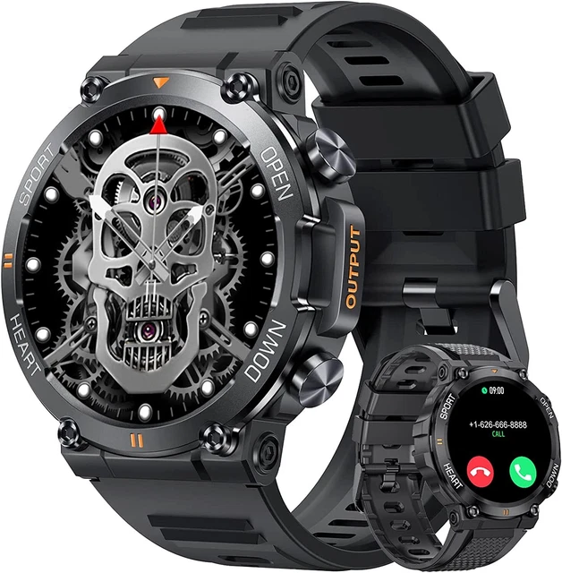 SMART WATCH MILITARY Tactical Men Sport Fitness Waterproof Tracker