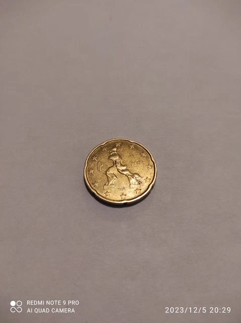 Pièce De 20 Centimes 1999 France - Collection Numismatique, état Bon, Rare