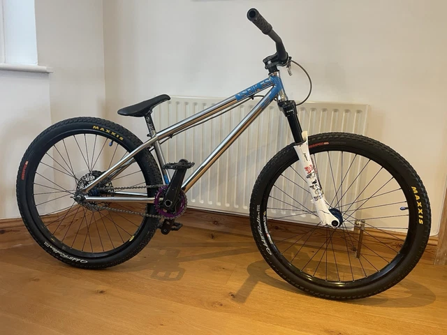 NS BIKES SUBURBAN Park Integrated Dirt Jump 26” Chrome DJ Bike