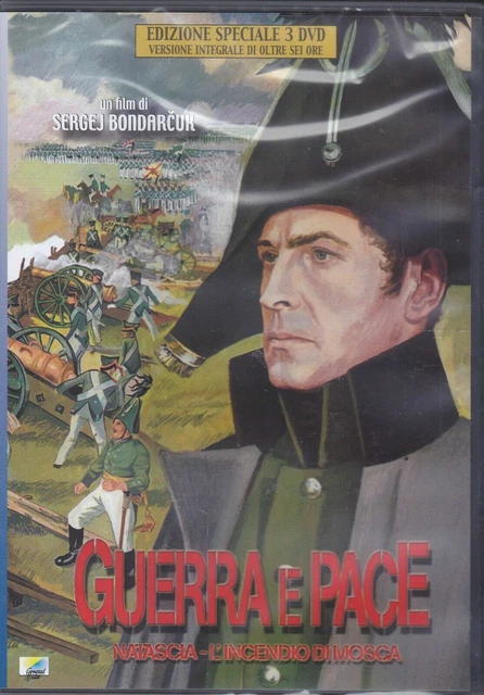 Coffret 3 DVD GUERRE ET PAIX Coffret Lev Tolstoï neuf scellé 1967