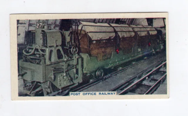 Mechanization card 1936 #22. The Post Office Railway Paddington - Whitechapel Rd