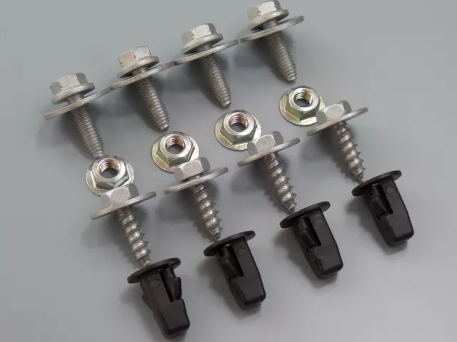 16 Piezas Protección contra el Empotramiento Del Motor Set Reparación Clips