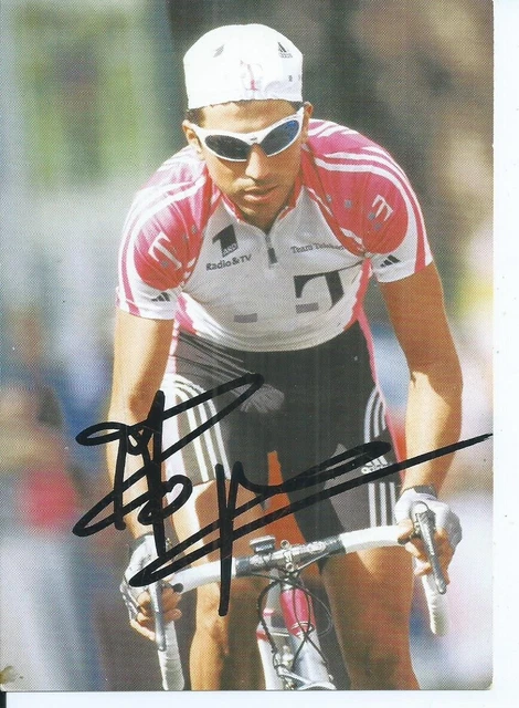 CYCLISME CP AUTOGRAPHE de FAGNINI GIANMATTEO (tmobile) (p.d;vt en