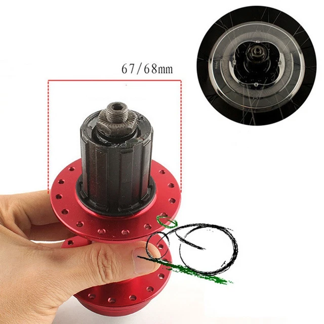Protecteur Rayon Cassette Protecteur De Rayons Vélo 5,5 FH 36H - Disque Transparent Pour Moyeu Cassette YF-FH30 Protecteur Moyeu Cassette 5.5 FH