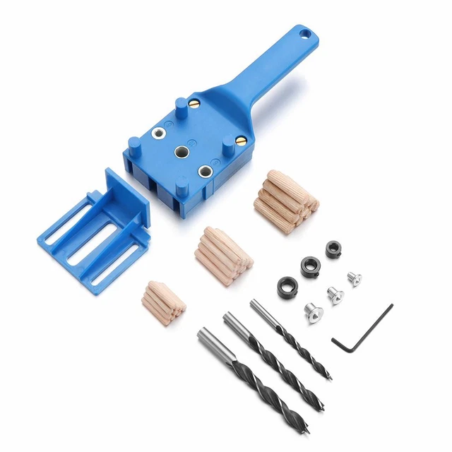 Set guida fori trapano maschera foro tascabile lavorazione del legno tassellatura maschera foro punzonatrice