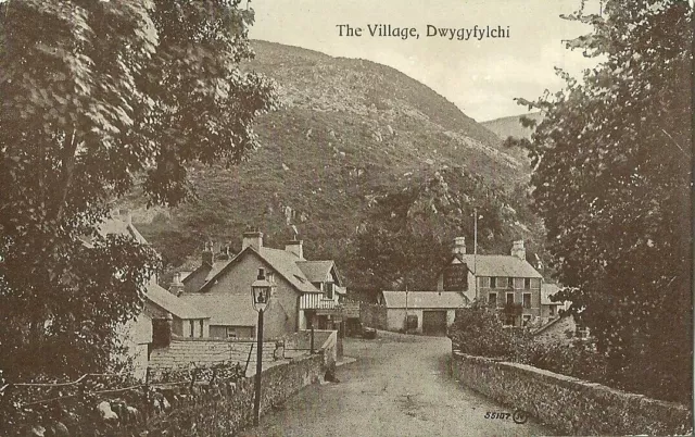 Dwygyfylchi The Village C1930 Valentine Real Photo Postcard