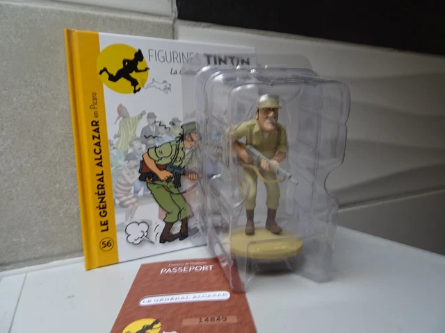 Figurine Tintin - Général Alcazar N°56 - Collection Officielle Hergé