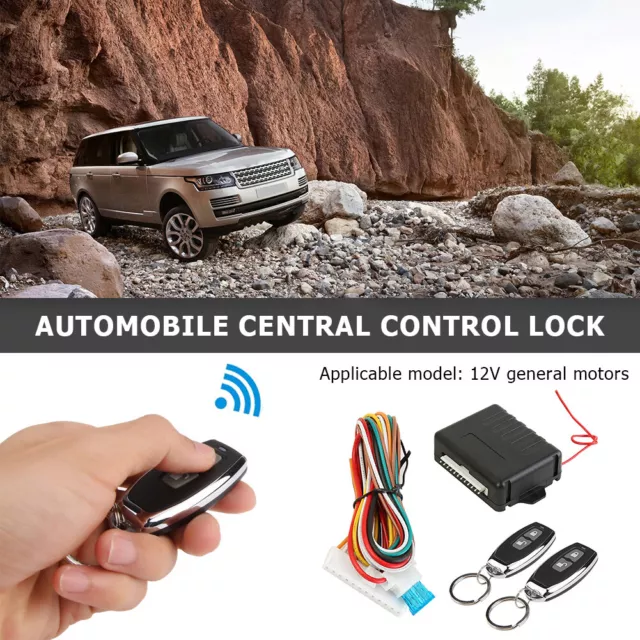 Universal Car Remote Central Door Lock Kit Keyless Entry Alarm System 410/T231 3