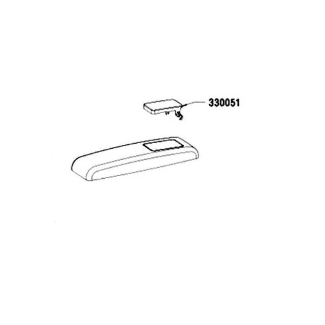 Acquastilla 115706 Tasto Bianco Originale Kariba 330051, Multicolore - NUOVO