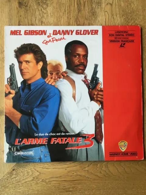 Laserdisc Pal Vf L'arme Fatale 3 Mel Gibson