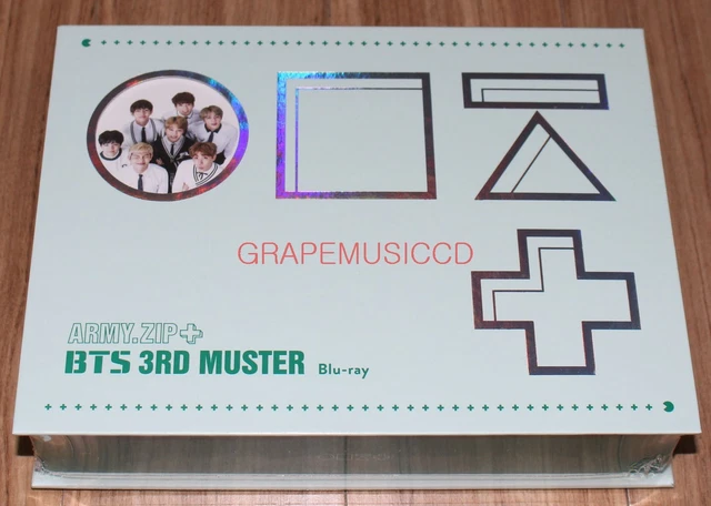 BANGTAN BOYS BTS 3Rd Muster [Army.zip+] Blu-Ray + Standing Paper 
