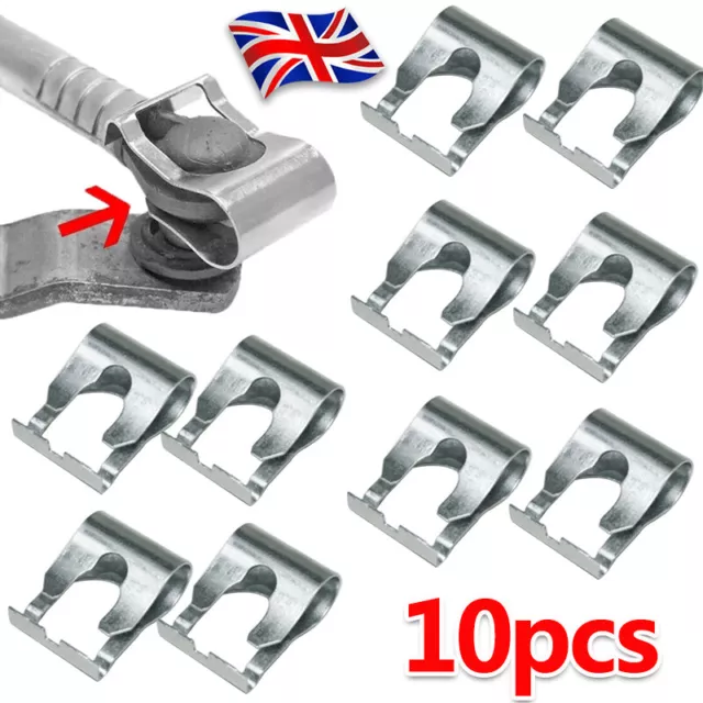 10X Windscreen Wiper Link Linkage Motor Rods Repair Clips Spring Kit Universal