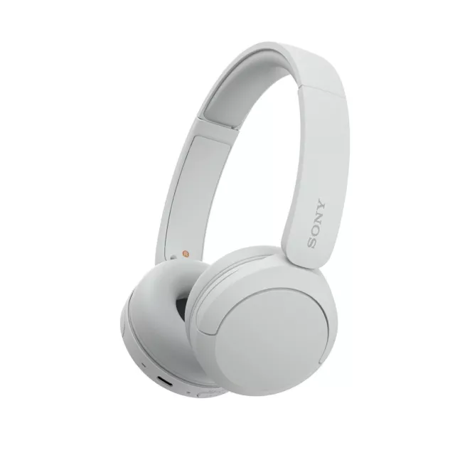 Sony WH-CH520 Kabellose Bluetooth-Kopfhörer, Weiß