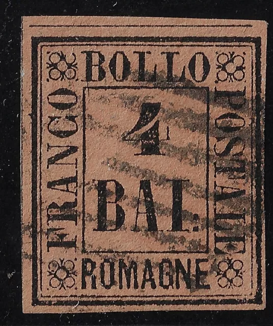 1859 ROMAGNE 4 baj fulvo firmato sassone 5