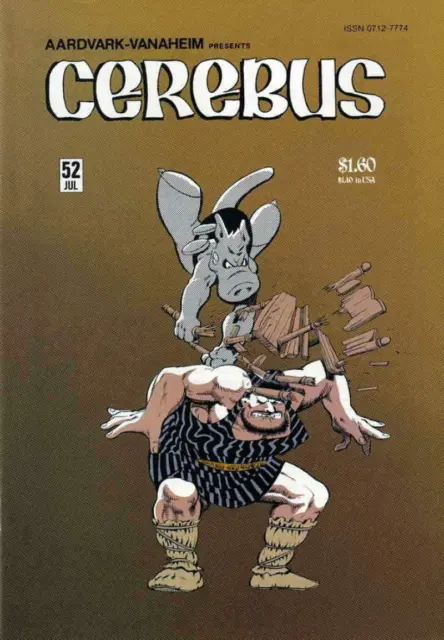 CEREBUS the AARDVARK #52, VF+, Dave Sim , 1977 1983, more in store
