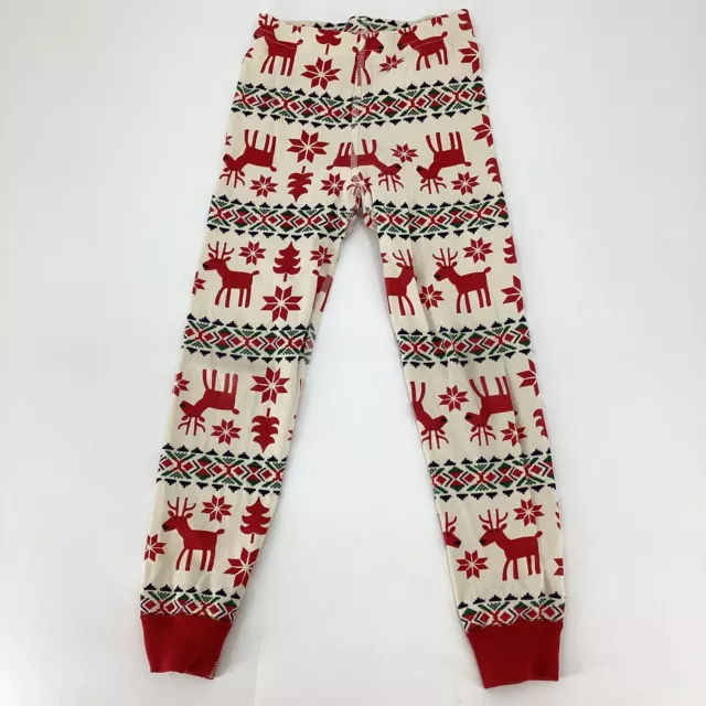 Hanna Andersson Youth US 6-7 EU 120 Nordic Reindeer Organic Cotton Pajama Bottom