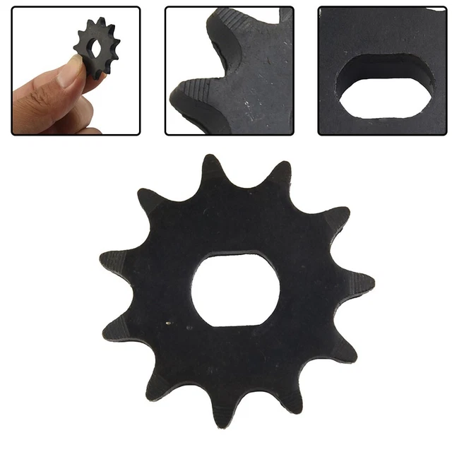 Catena dentata casa esterna parti metalliche di ricambio catene T8F 1 pz nero