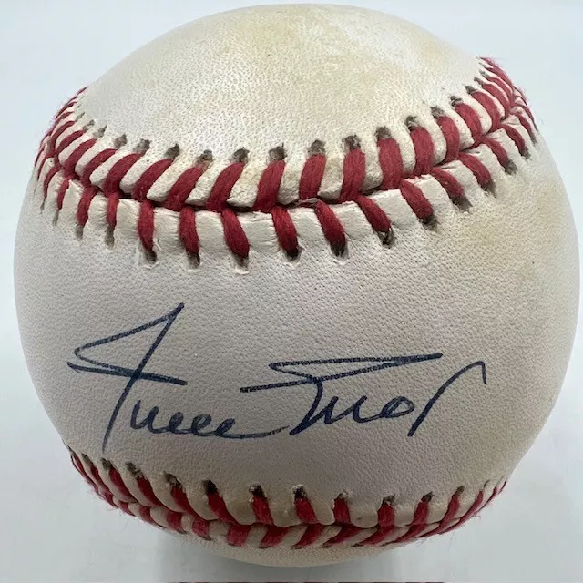 Willie Mays HOF Giants Signed ONL Baseball AUTO JSA LOA