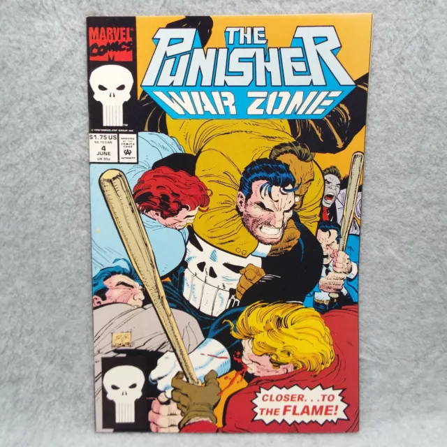 Marvel Comics The Punisher War Zone 4  June 1992 John Romita Jr