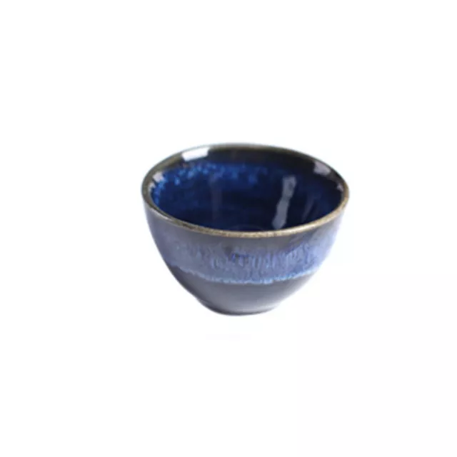 3 Pcs Wine Cup Blue Cups Japanese Porcelain Coffee Mugs Glass