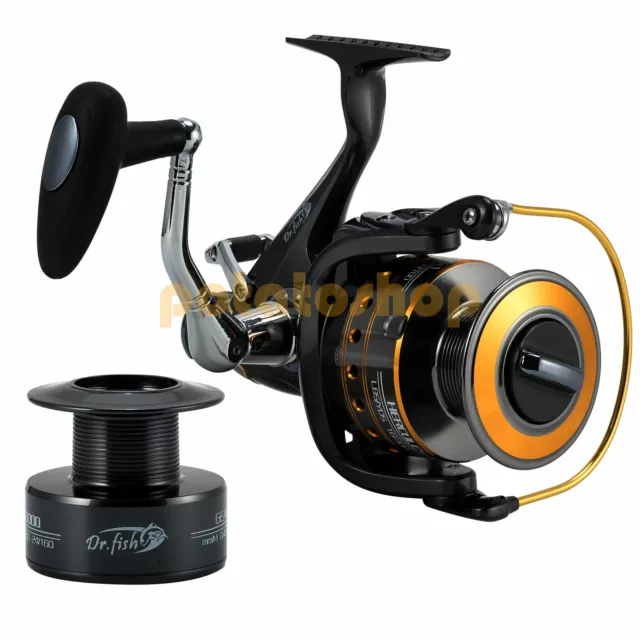 CRIVIT FISHING REEL Multi-X 5000 11 gear ratio 5.5:1 £17.99 - PicClick UK