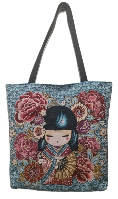 Sac Fourre-tout Fait Main Multicolore - Grand Modèle Doublé - 39x29x5 Cm - Neuf Sans étiquettes
