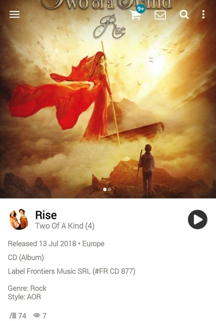 Two Of A Kind Rise メロハー TWO OF A Kind - Rise - Two Of A Kind CD HBLN The Cheap Fast Free