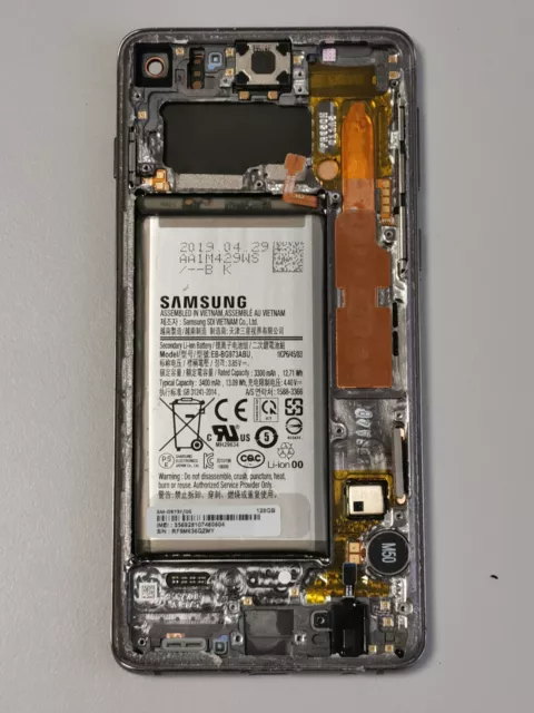 Samsung Galaxy S10 SM-G973  Original Display LCD Einheit Riss #59410