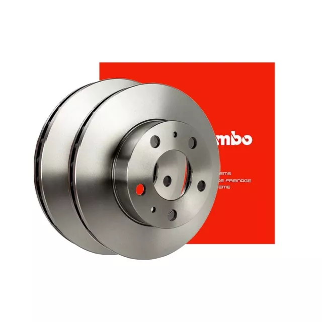 BREMBO BREMSSCHEIBEN VORNE VOLL 2x Ø 247mm 08.2985.10 FÜR PEUGEOT 205 1 2 306