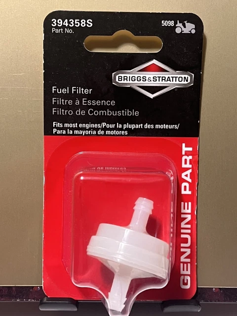 Filtro Carburante Codici 394358 298090 5 Filtri Carburante Per Motori Briggs & Stratton: Compatibili Con Modelli 394358, 298090, AM107314, Filtro 150 Micron Kit 5 Filtri Carburante 150 Micron - Foto 4