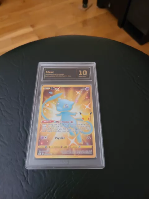 2021 Pokemon Celebrations Shiny Mew Gold Holo 25/25