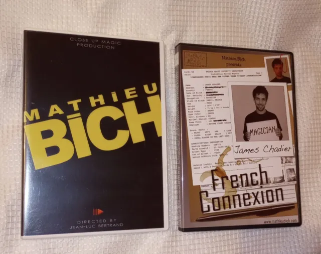 Mathieu Bich & James Pradier 2 DVD Card Coin Magic French Penn & Teller Fool Us