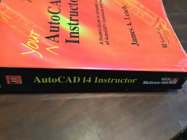 INSTRUCTEUR AUTOCAD 14 par James A Leach **État neuf** 2