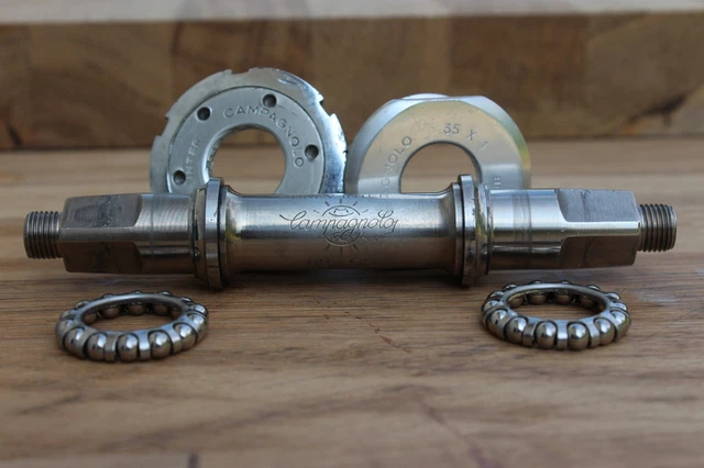 Boîtier De Pédalier Campagnolo SR Super Record - Filetage Français M35x100 - Années 70 - Occasion
