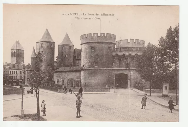 METZ  - Moselle - CPA 57 - Les portes - Porte des Allemands vue N° 11
