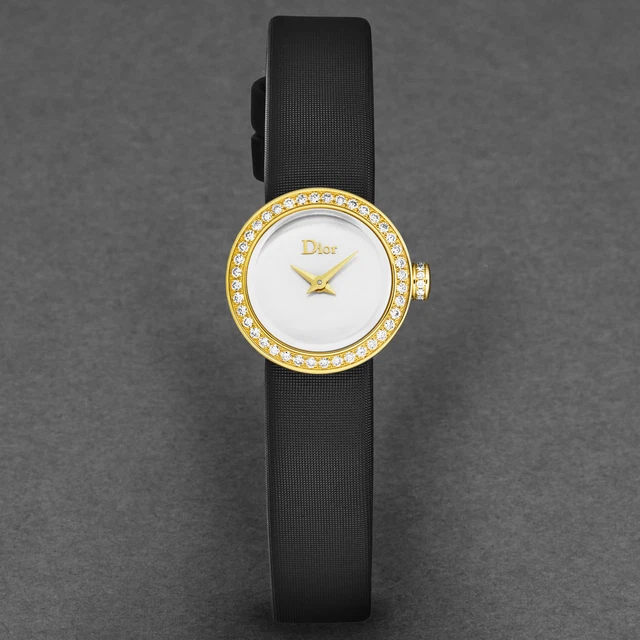Christian Dior Women La D De Dior Mini Diamond Bezel White MOP Dial CD040150A001 4