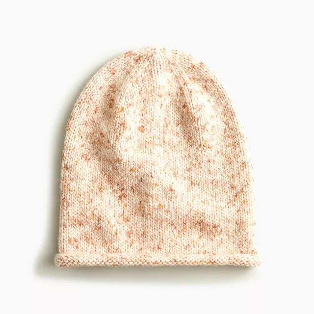 J Crew Marled Knit Slouchy Beanie Hat New