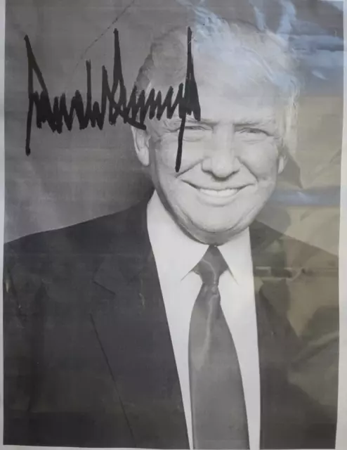 Donald Trump Autograph, Original, Not Reproduction!