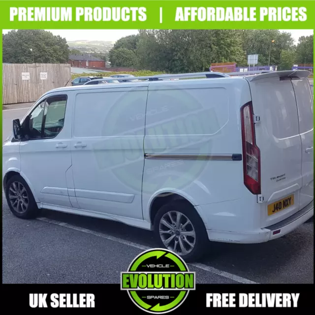 To Fit Ford Transit Custom Swb 13-21 Silver Roof Rack Rails Bars Oem Quality