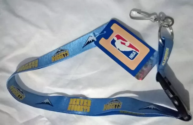 Denver Nuggets Lanyard, Sky Blue