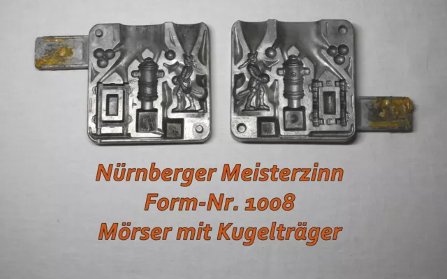 Nr.1008 - Nürnberger Meisterzinn, Mörser - Zinngießen - Zinngießform, Zinnform