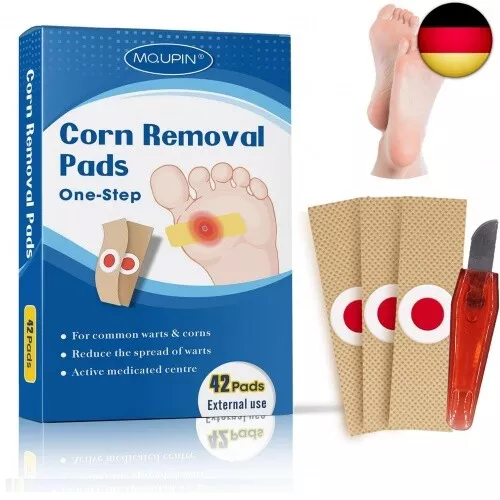 MQUPIN Corn Removal Pads, Warzen Remover, Corn Remover Pads, Corn Removal