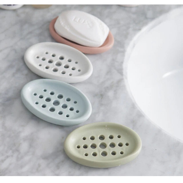 Soap Case Self Draining Saver Drainer Tray Silicone Sponges
