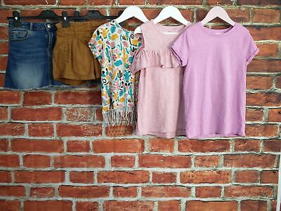 Girls Bundle Aged 7-8 Years Next Zara Shorts T-Shirt Denim Summer Set Kids 128Cm