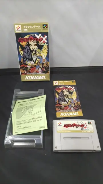 Konami " Castlevania : Dracula X " Nintendo Super Famicom Logiciel Action