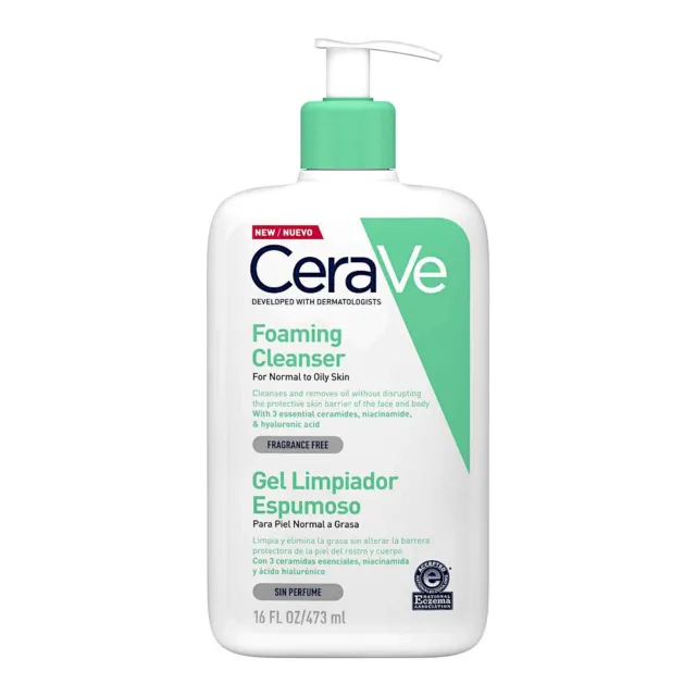 Limpiador facial espumante CeraVe 16 FL OZ 473 ml