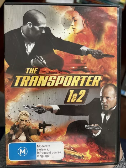 The Transporter 1 & 2 (DVD, 2012) 2 Movies 1 Disc Jason Statham