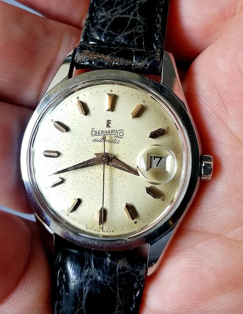 Eberhard pre- Scafodat vintage automatico anni 50. Splendido orologio!!!